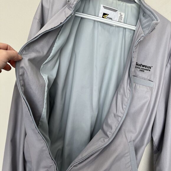 K Brand | Vintage Gutwein NCGA Champs 2605 Gray Full Zip Jacket Size XL Rare - Picture 7 of 7